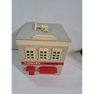 K- Line K-Lineville O Gauge Model Railroad 2 Story Daily Whistle Building
